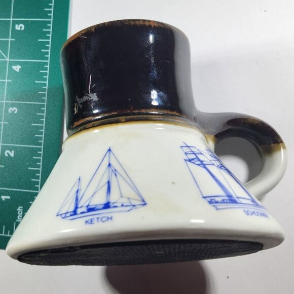 Nautical mug Feltman Langer vtg Boat sailing Cup coffee tea ocean gift ships - Picture 4 of 4